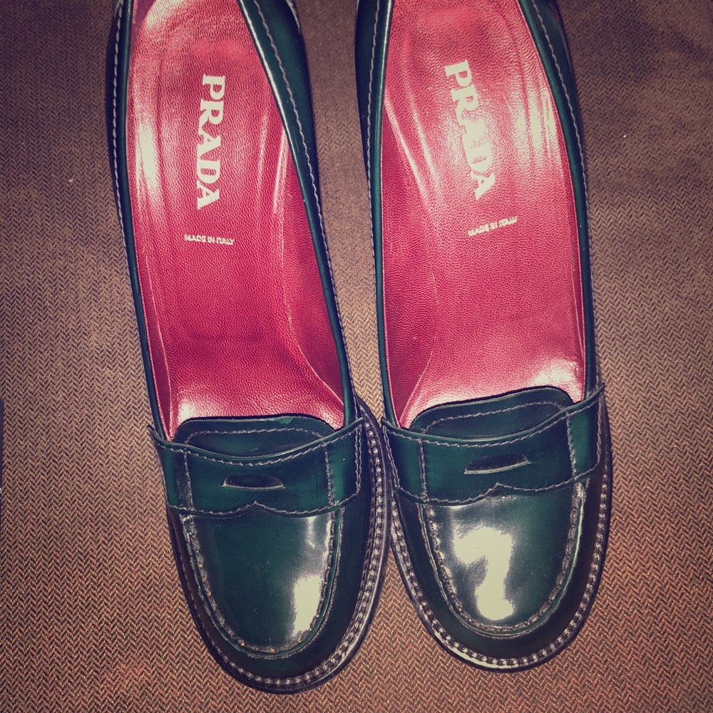 Prada Calzature Donna Spazzollato Fume Pump